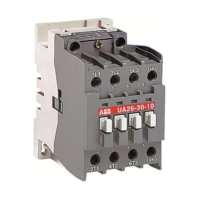 UA26-30-10 3P CONTACTOR, 380-400V, COIL VOLTAGE 220-230V 50Hz / 230-240V 60Hz (20KVAR)